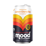 Mood Sparkling Energizing Lemon Cherry Tea | Natural Caffeine, Organic Functional Drink