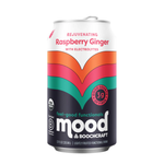 Mood Sparkling Raspberry Ginger Drink | Functional Beverage with Prebiotics
