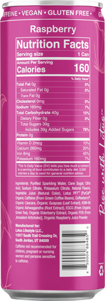 Lotus Plant Power Drink Pink Lotus Raspberry