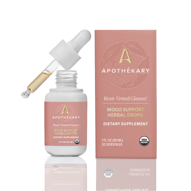 Apothékary Rosé-Tinted Glasses Herbal Tincture Hover Image