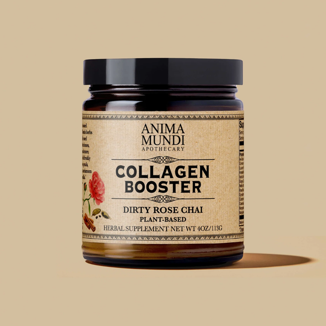 Anima Mundi Dirty Rose Chai Collagen Booster Powder Hover Image