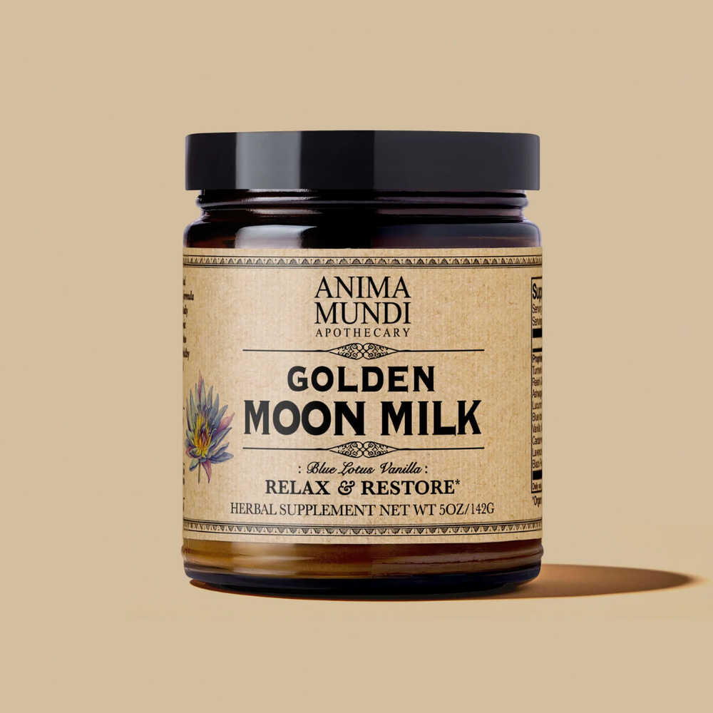Anima Mundi Golden Moon Milk Blue Lotus Vanilla Blend