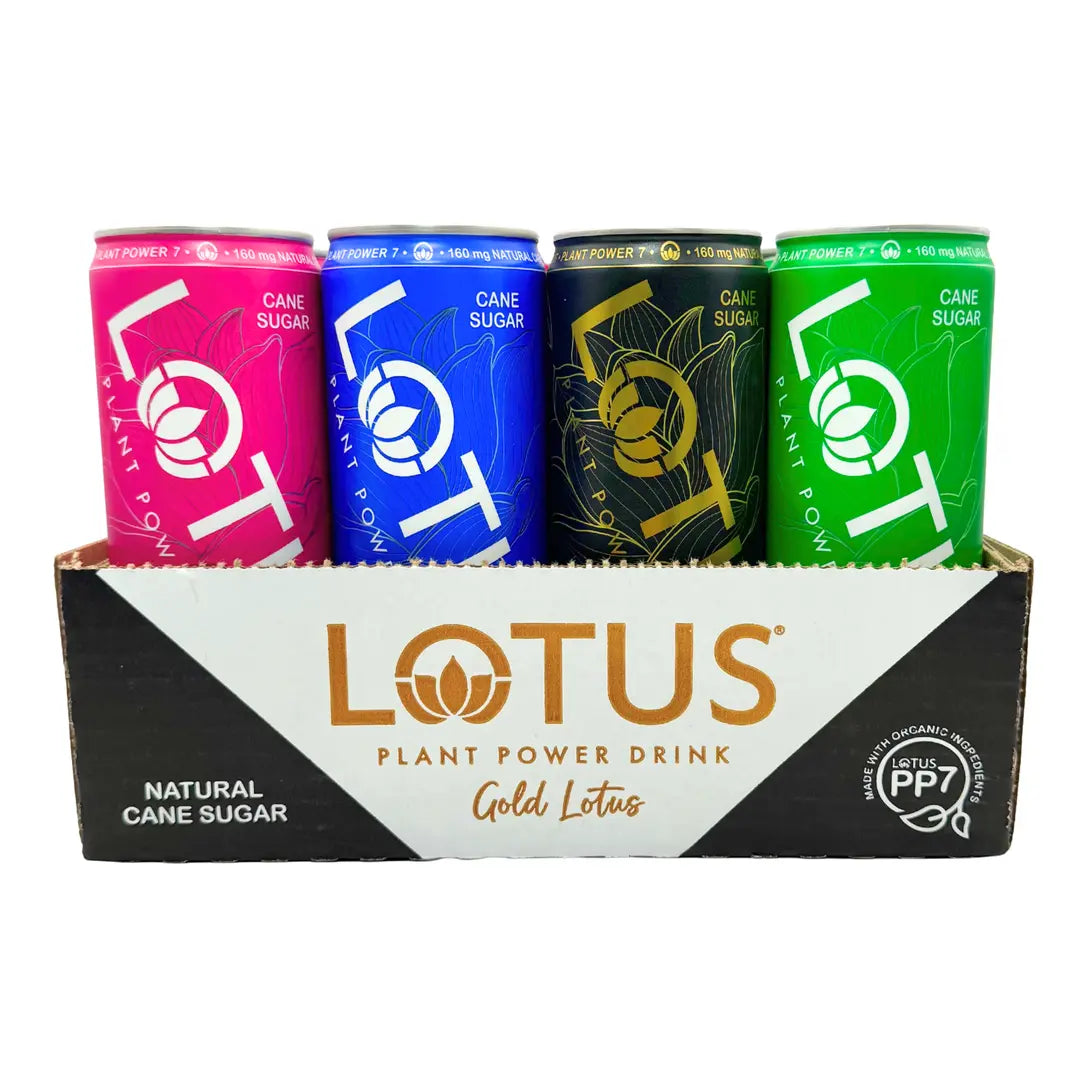 Lotus Plant Power Drink Cane Sugar Variety Pack