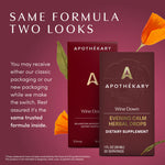 Apothékary Wine Down Herbal Tincture for Relaxation & Evening Wellness