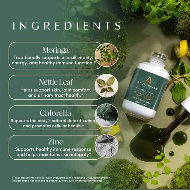 Apothékary Your Wildest Greens Herbal Tincture Main Image