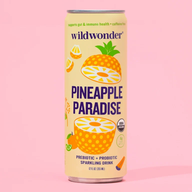 Pineapple Paradise Sparkling Prebiotic + Probiotic Drink