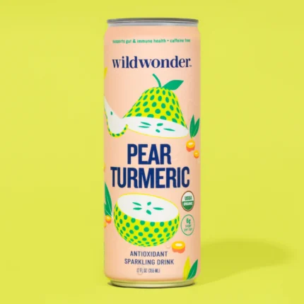 Pear Turmeric Sparkling Antioxidant Drink