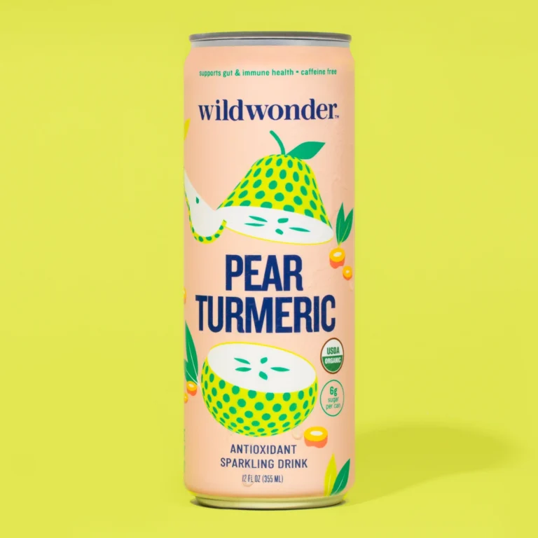 Pear Turmeric Sparkling Antioxidant Drink