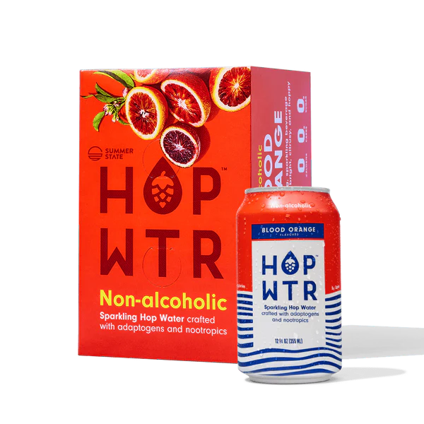 Blood Orange Sparkling Hop Water