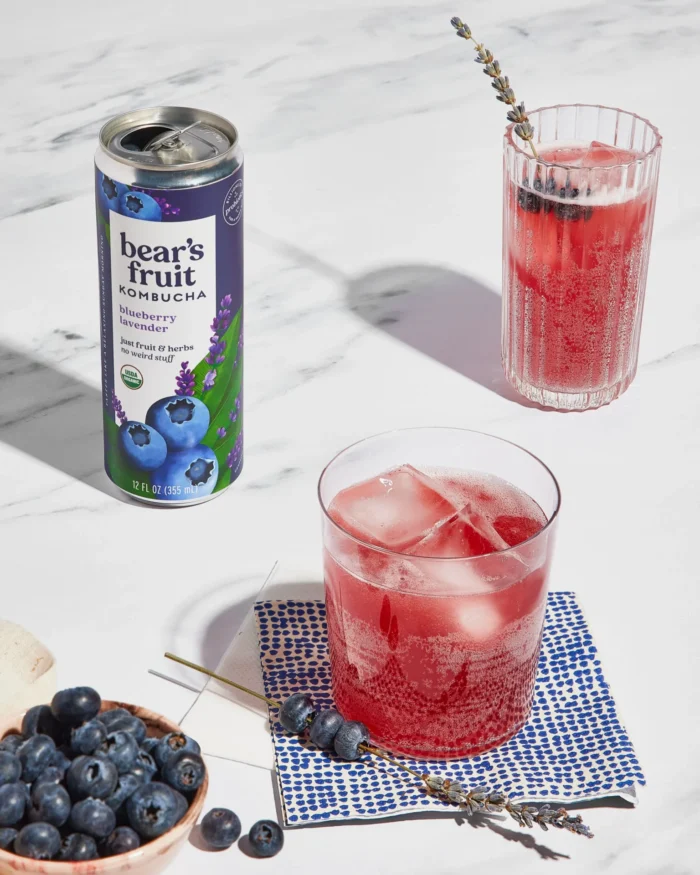 Blueberry Lavender Organic Fair Trade Kombucha