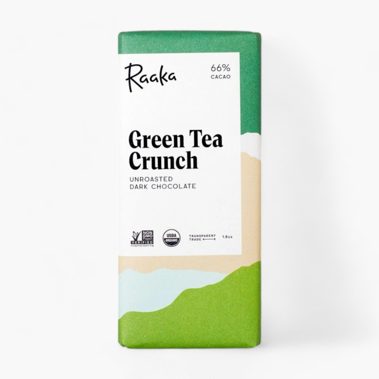 Green Tea Crunch Chocolate Bar