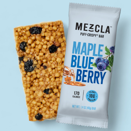 Mezcla Maple Blueberry Puff-Crispy Bar