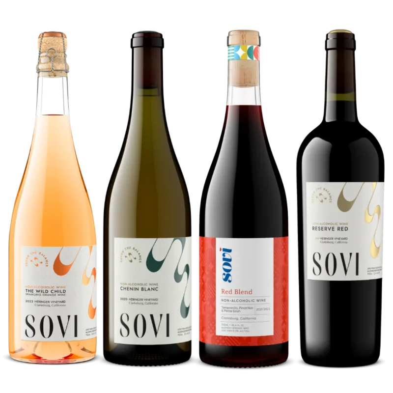 Taste of Sovi Mixed Bottle Case - Non-Alcoholic Wine