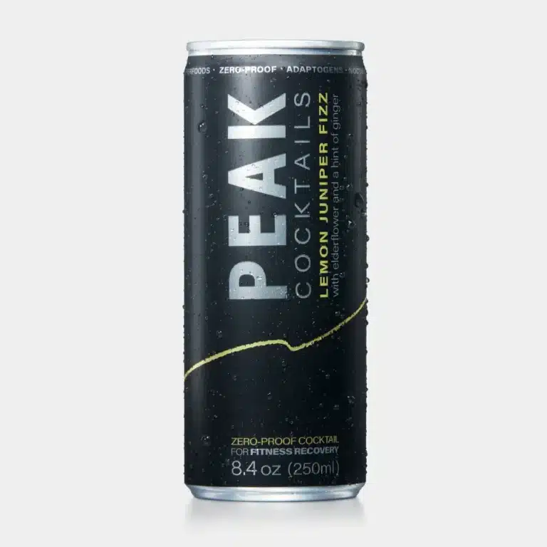 Peak Cocktails Zero-Proof Lemon Juniper Fizz