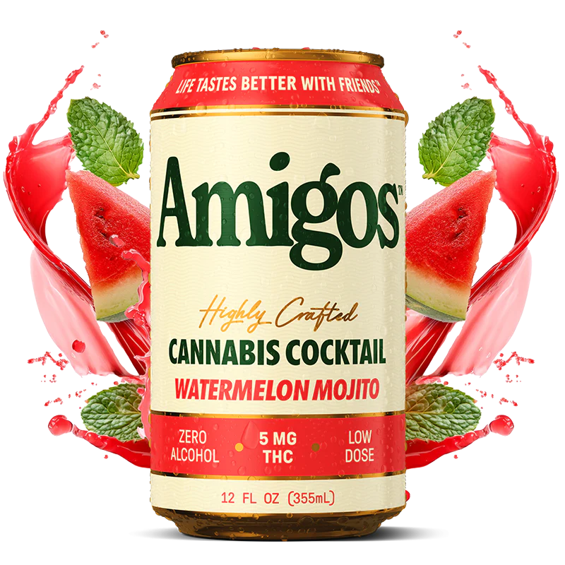 Amigos Cannabis Cocktail Watermelon Mojito 5mg