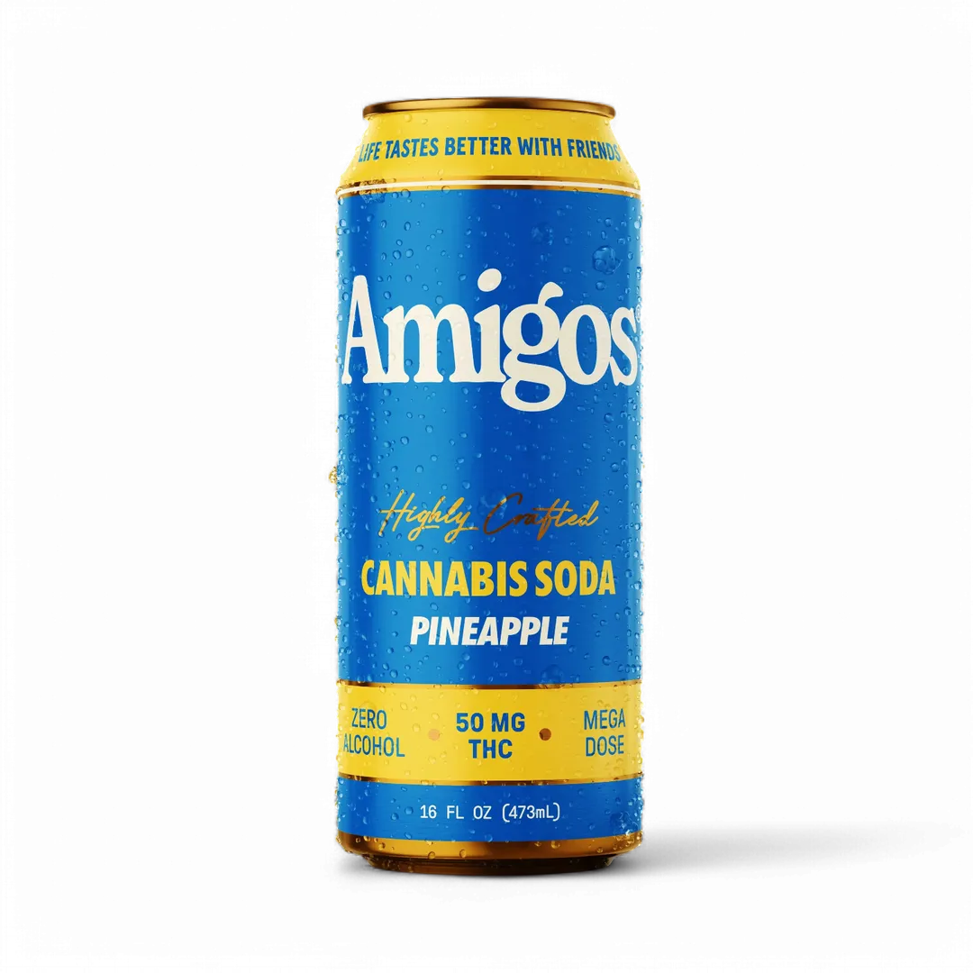 Amigos Cannabis Soda Pineapple