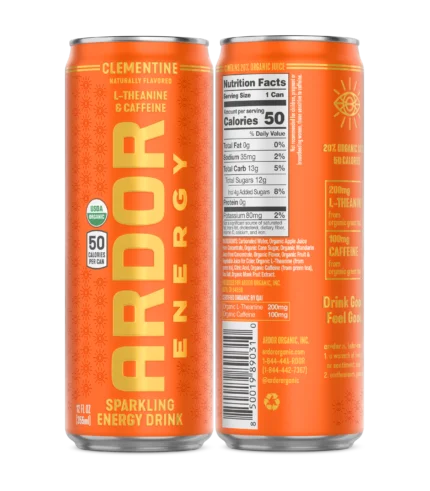 Ardor Clementine Sparkling Energy Drink