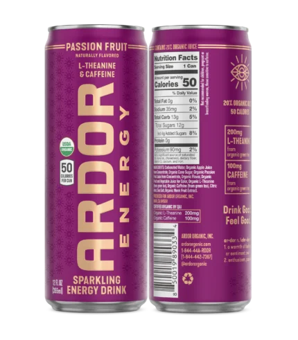 Ardor Passionfruit Sparkling Energy Drink