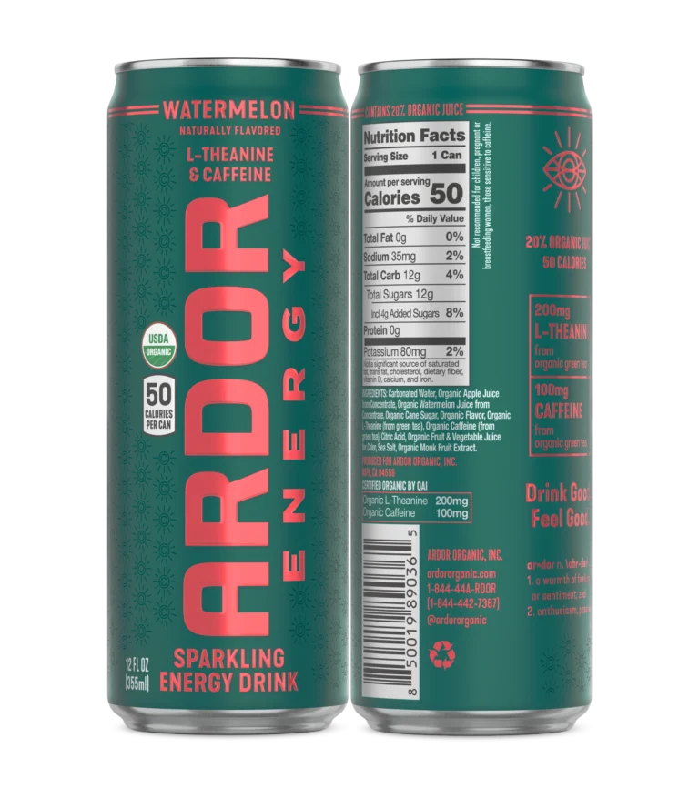 Ardor Watermelon Sparkling Energy Drink