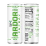 Crisp Mexican Lime sparkling energy water