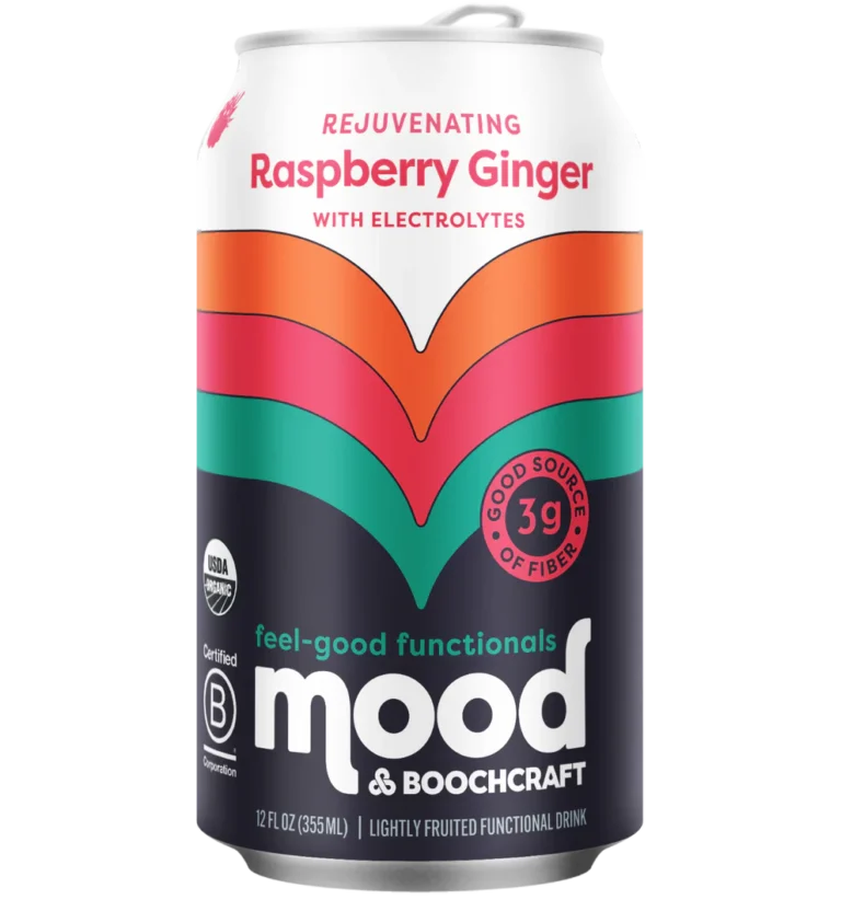 Mood Sparkling Raspberry Ginger Drink