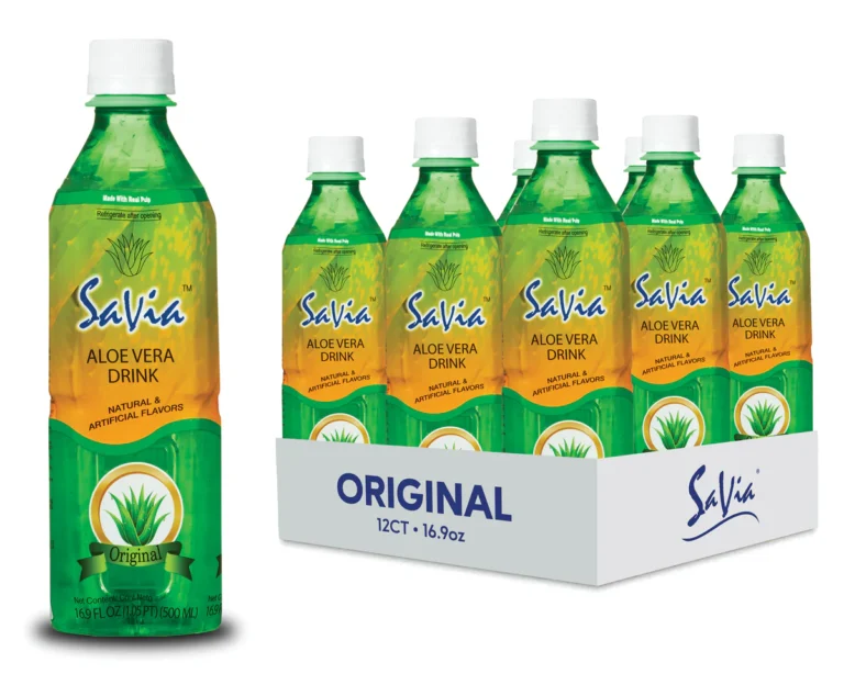 Savia Original Aloe Vera Drink (16.9 oz, 12‑Pack)