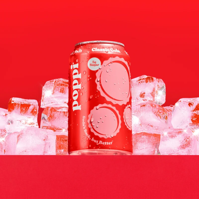 Poppi Classic Cola Prebiotic Sparkling Soda