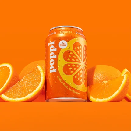 Poppi Orange Prebiotic Sparkling Soda