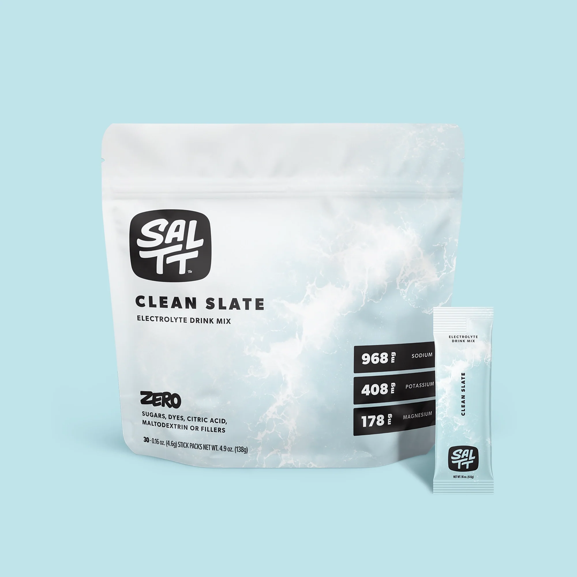 SALTT Clean Slate Unflavored Electrolyte Drink Mix SALTT Clean Slate Unflavored Electrolyte Drink Mix