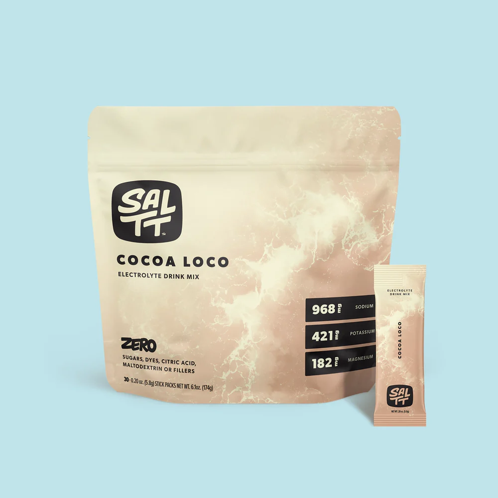 SALTT Cocoa Loco Electrolyte Powder Drink Mix SALTT Cocoa Loco Electrolyte Powder Drink Mix