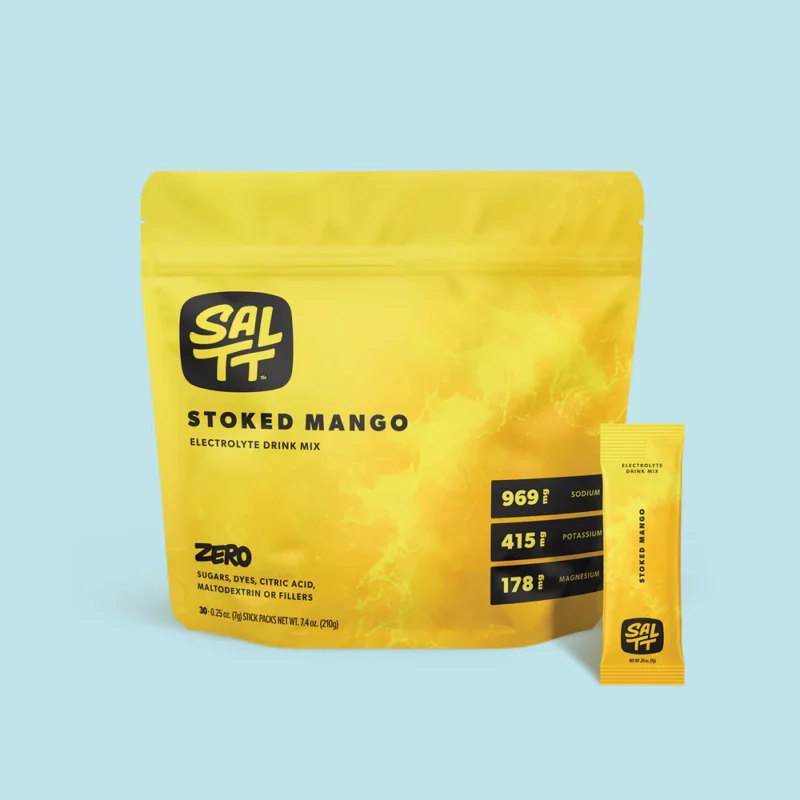 SALTT Stoked Mango Electrolyte Powder Drink Mix